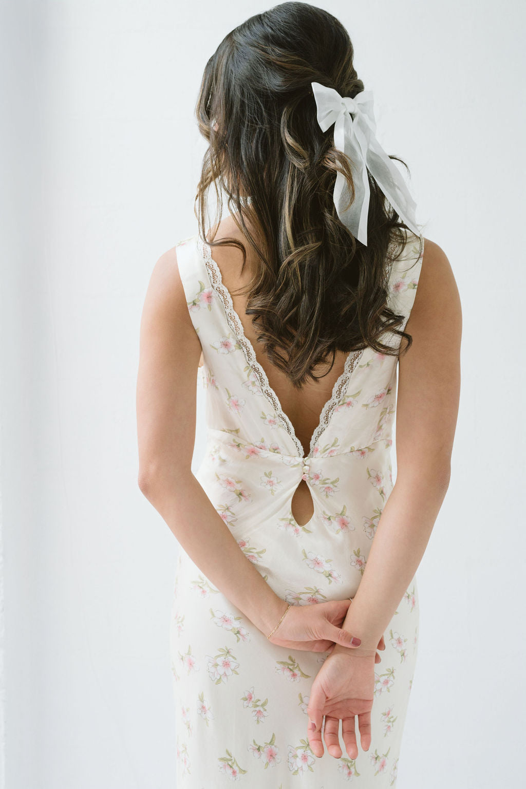 East Meets West Floral Dress _ Back Details